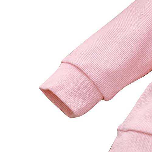 Romperinbox Baby Girl Cardigan Knit Thin Sweater Solid Button Down Long Sleeve Jacket Fall Winter Outerwear 0-24 Months (18-24 Months, Pink) #TOP2