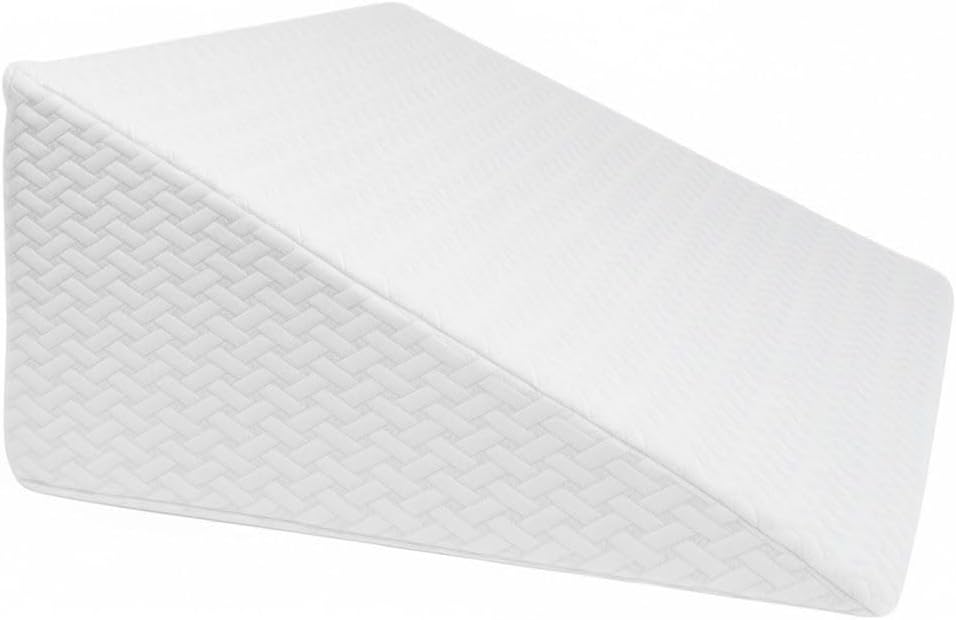 MoonRest® 24” X 24” X 10” - Bed Wedge Pillow Cover with Zipper - 100% Cotton Pillowcase for Bed Wedges - 24” X 24” X 10” - Burgundy