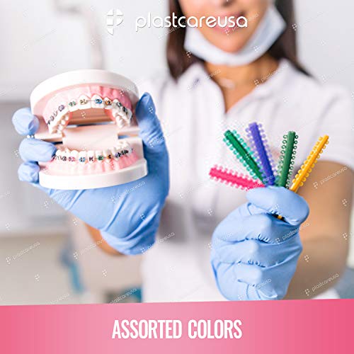Plastcare Usa LIG-1040-1 2080 Ligature Ties For Braces - Multicolor Dental Orthodontic Ligature Ties thumb #2