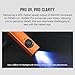 OLIGHT Arkfeld Pro Rechargeable EDC Flat Flashlight with Green Beam, UV and White LED Combo, 1300 Lumens Portable Pocket Lights, Triple Sources for Outdoors Emergency Working (Orange CW)