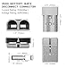 WMYCONGCONG 350A Battery Quick Disconnect 2/0 AWG 600V Battery Power Connector Plug Winch Wiring Kit for Towing (350A)
