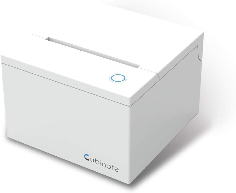 Pro Thermal Printer | Inkless Sticky Note Printer | Photo Printer | Wi-Fi and Bluetooth Mode | Compatible with iPhone and Android (White)