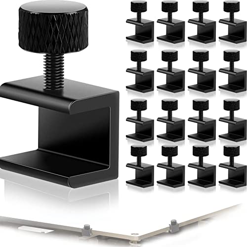 Bakkeny Lot de 16 clips réglables pour lit en verre 3/Pro/V2/3S/5/-10, 10S Pro imprimante 3D, clips fixes pour lit chauffant 500341910