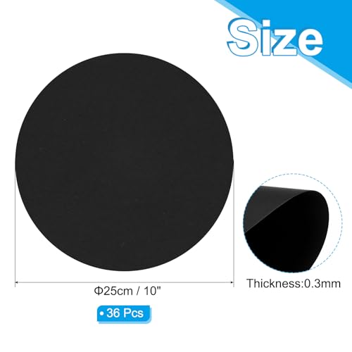 Décoration de tableau d'affichage de classe avec ces 36 cercles noirs 10" - 2