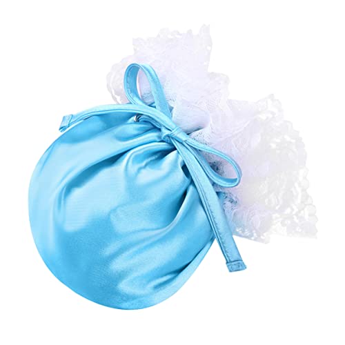 Men's Shiny Satin Frilly Mini Briefs Drawstring Pouch Ruffle C-String Sissy Lingerie Underwear Bugle Pouch
