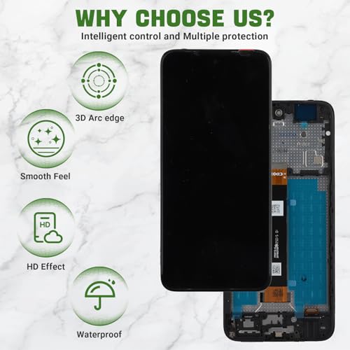 Image of New LCD Display for TCL 60 5G 60SE 60R 605 6.7 inch Touch Screen Digitizer Assembly Replacement with Upgraded Repair Tools Kit