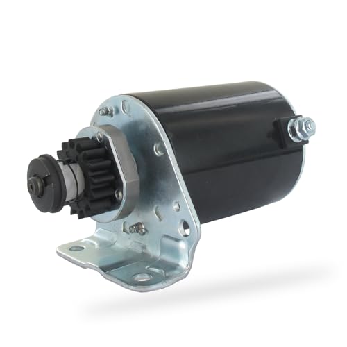 GREENSTAR - Démarreur Electrique - Pignon 16 Dents - Induit 98mm - Pour Modèles Monocylindre Aluminium BRIGGS & STRATTON - Pièce Origine 390838, 391177, 392749,...