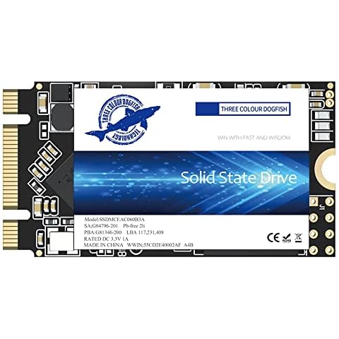 Dogfish SSD M.2 2242 500GB Unit?a Stato Solido Interne Drive a Stato Solido Interno da Integrata Laptop Hard Drive M2 (M.2 2242 500GB) Cover