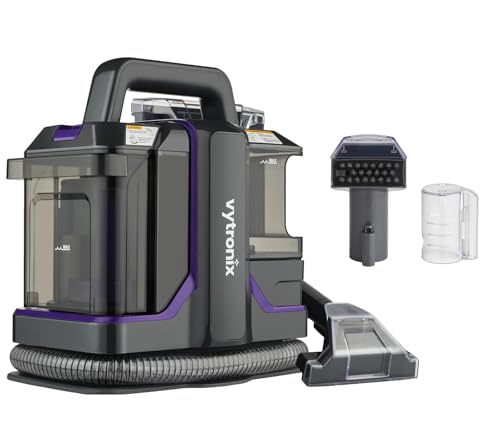 Vytronix SWASH450P Spot & Stain Cleaner for Carpet, Upholstery & Car Seats – Powerful 450W Portable Spot Washer with Self-Clean Function, Dual Tanks, Pet Tool & Long Reach Hose – Compact Stain Remover