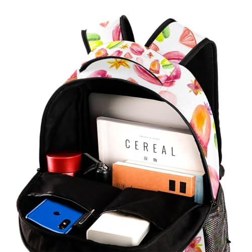 Sac de voyage décontracté grande capacité imprimé donuts pour filles et garçons