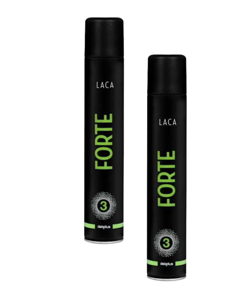 Dliplus Laca Forte Fijación 3 para Cabello, Pack de 2 Unidades