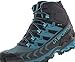 La Sportiva Womens Ultra Raptor II Mid GTX Hiking Boots, Carbon/Topaz, 7.5