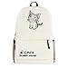 WANHONGYUE Chi's Sweet Home Chat Anime Cosplay Backpack Sac à Dos Loisir Sac de Court Voyage Beige /4