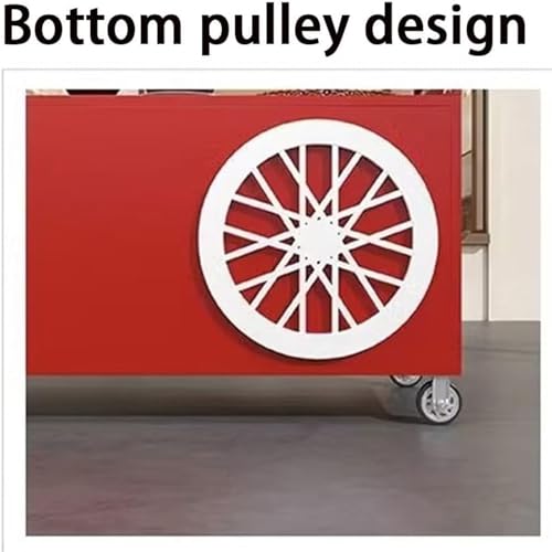 Portable Cart with Canopy, Outdoor Vendor Cart, Mobile Food Display Stand with Lockable Wheels for Market, Street Food & Events (Black)