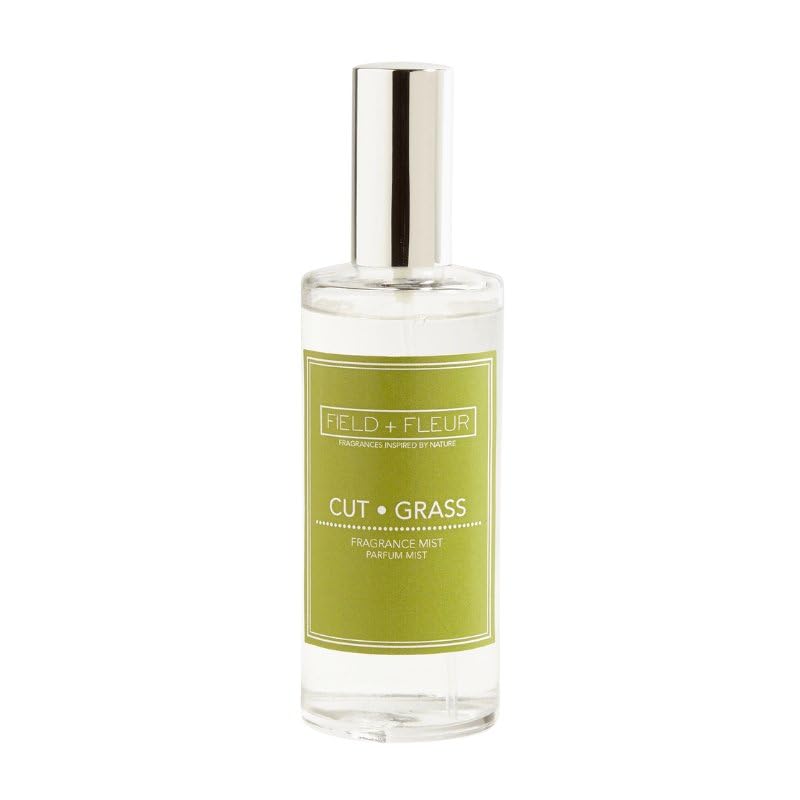 IRONY HOMEField & Fleur Fragrance Mist | Fresh Cut Grass Scent | Inspired by Nature | Botanical Notes of Clover, Green Grass, Wisteria & Jasmine | French Perfume Mist | Citrus-based Perfume Complemen