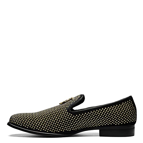 Stacy Adams Men's, Swagger Loafer Black/Gold #TOP5