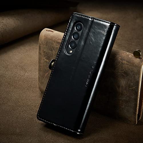 Coque Samsung Galaxy Z Fold 3 protection intégrale noire antidérapante