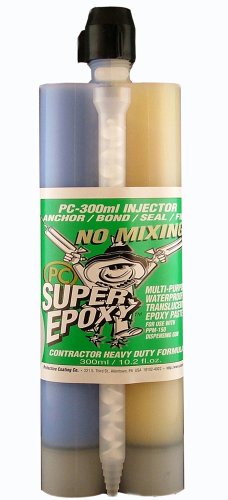 PC Products - 3005 PC-Super Epoxy Adhesive Paste, Two-Part 300ml Cartridge, Translucent 3008