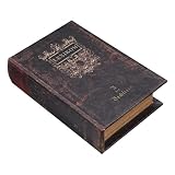 Compartiment secret sécurisé : grâce à ses compartiments dissimulés, cette boîte de rangement décorative permet de cacher efficacement argent liquide ou objets de valeur, pour une tranquillité d’esprit et une sécurité renforcées. coffret de rangement décoratif avec compartiment secret pour argent
