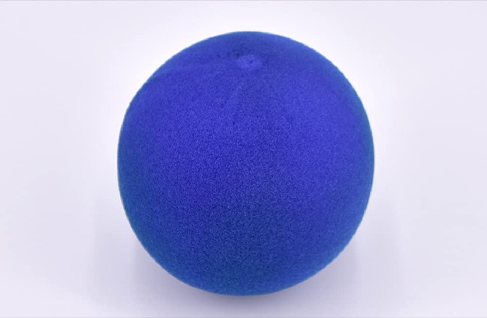 SUMAG Magic Tricks 10pcs Super Sponge Ball (Dia 8cm,Red/Blue/Yellow Available) Stage Close Up Gimmick Prop Appearing / Vanishing Magia (Blue)