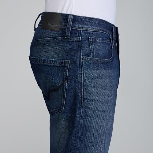 Image of Pepe Jeans Men's Jeans | Straight Fit | Mid Rise | Stretchable