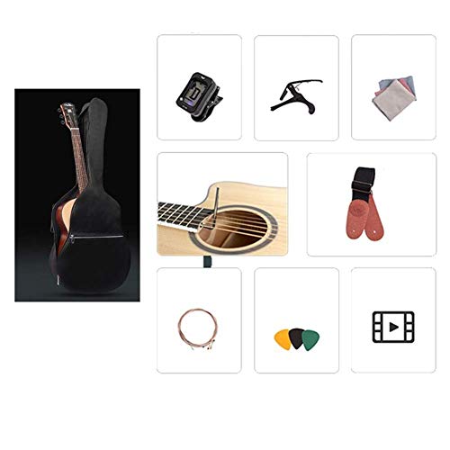 DYB Kit de débutant de Guitare Acoustique Guitare Folk Enfant étudiant Adulte Instrument de Musique spécial épicéa Sac à… - Les Beatles, Paul McCartney, John Lennon, RIngo Starr, George Harrison DYB Kit de débutant de Guitare Acoustique Guitare Folk Enfant étudiant Adulte Instrument de Musique spécial épicéa Sac à… – Image 8