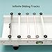 Epoxy Mold, Resiners River Table Epoxy Resin Mold with Adjustable Divider, 24x12x3in with Bubble Level, Fill Clamp System & Transparent Depth Board Ideal