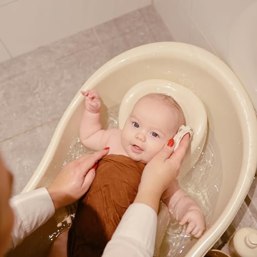 mushie Muslin Organic Cotton Washcloths 5-Pack (Rainbow Combo) | Soft Wipes for Baby Cleanups and Bathing - Image 6