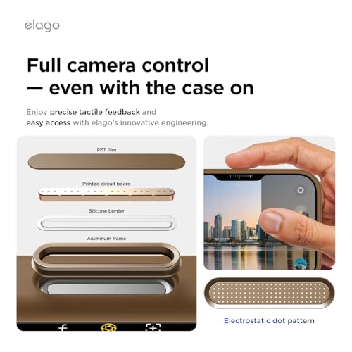 Image of elago for iPhone 17 Pro Max Case, Premium Magnetic Silicone Case, Compatible with MagSafe, Liquid Silicone Material, Protective Cover, Shockproof, Slim Phone, 6.9 inch (Brown)