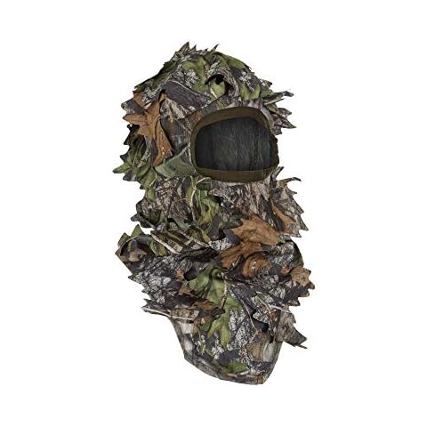 North Mountain Gear Mossy Oak Camoufalge Leafy Hunting Face Mask - Breathable - Lightweight (Obsession) Cover