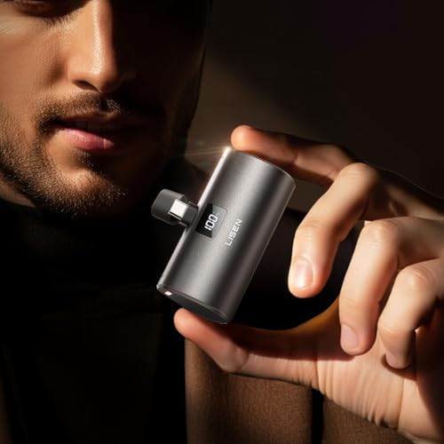 LISEN Mini Cargador Portátil para iPhone, 7000mAh Ultra-Ligera 22.5W PD Carga Rapida Batería Externa Compacto Power Bank Compatible con iPhone 16/15 Pro MAX Samsung Xiaomi USB C Teléfonos etc