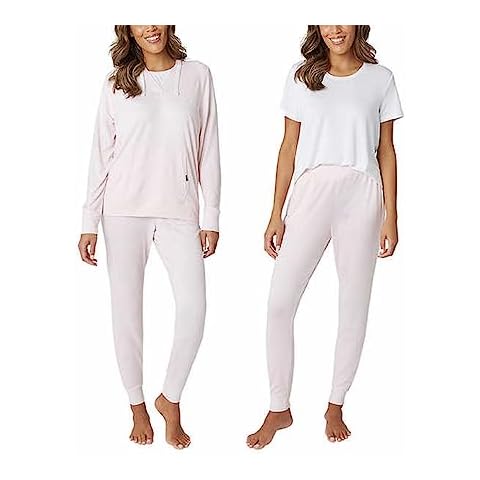 Eddie Bauer Women's 3 Piece Ultra Soft Hacci Lounge PJ Set Cover