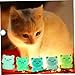 LIOOBO 30Pcs Cats Glow in Dark Resin Statues Cute Tiny Cat Figurines for Garden Decor DIY Micro Landscape Adorable Miniature Cat Animals for Home Office Decoration