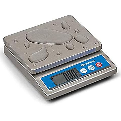 Brecknell Model 6030 Washdown IP67 Stainless Portion Control Scale 5000g x 1g / 10lbs x .002lbs NSF Certified Cover