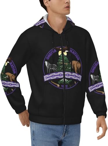 Oneida Nation Hoodies Woman'S Hoodie Unisex Fashion Cardigans