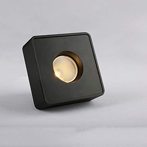 Lámpara de techo cuadrada empotrada de diseño decorativo sutil con luces de lavado 6