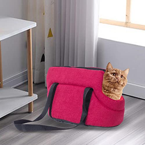 Bolsa de transporte de viaje Perfeclan para asiento de perro rojo 7