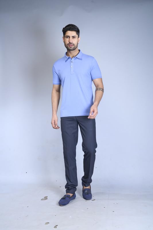 Image of Interwove Bamboo Knitted Polo T-Shirt