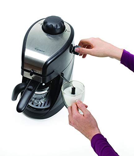 Capresso Steam Pro Espresso And Cappuccino Machine, 4-Cup, Stainless Steel/Black #TOP2