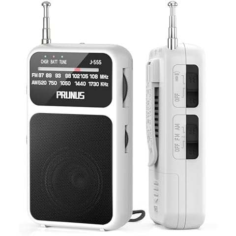 Petit Radio Portable, PRUNUS J-555 Poste Radio Portable Cover