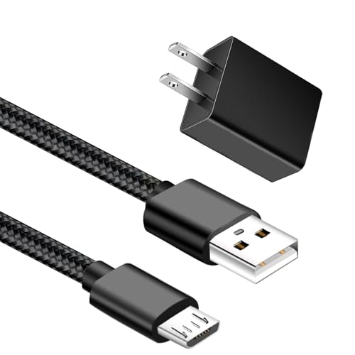 ZZrszhp Wall Charger Power Cord Cable for Starkey Premium Standard Charger & Custom Charger | 4.9ft Braided Nylon Micro USB Cord (Charging Case Only)