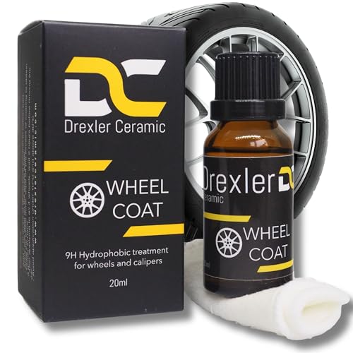 Drexler Ceramic Wheel Coating 20ml – 9H Professional Grade Hydrophobic Protection | High Gloss or...