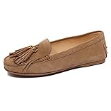  F9412 Mocassino Donna Beige Tod’S Scarpe Suede Shoe Loafer Woman [36]