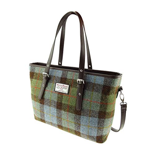Tote Bag Large Harris Tweed Tartan Tweeds
