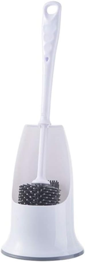 NYKK Toilet Brush and Holder Set Toilet Brush and Bracket Toilet Brush Set Lower Edge Lip Brush and Bathroom Storage Rack Toilet Brushes & Holders