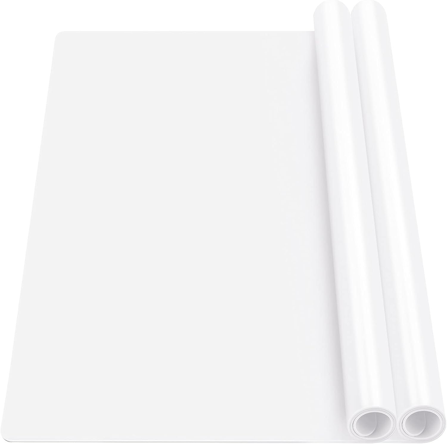 Oversize Translucent Silicone Mat, Gartful 2 PCS Countertop Protector, Silicone Sheet for Crafts Resin Jewelry Casting Mat Pad Nonstick Table Placemat, (27.6 x 19.7 inch)