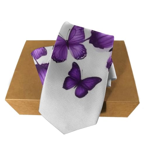 Men & Boys Luxury Paisley Necktie - 3D Printed Skinny Tie for Party, Banquet 7