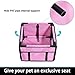 GENORTH Asiento del Coche de Seguridad para Mascotas Perro Gato Plegable Lavable...