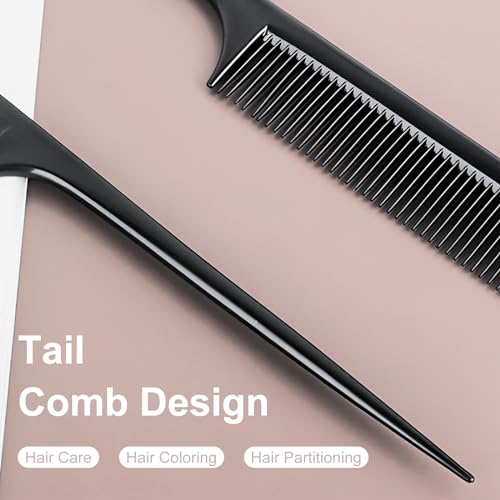 Set de 10 peines premium de fibra de carbono negro miniatura 4