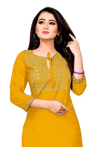 Royal-Export-Womens-Cotton-Straight-Embroidery-Kurti-for-Women Royal Export Women's Cotton Straight Embroidery Kurti for Women